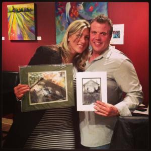 Sheryl Burns Sells 2 Matted Prints At Michigan By The Bottle Tasting Room